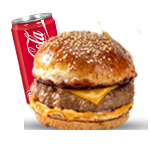 Naked Chicken Burger Meal 